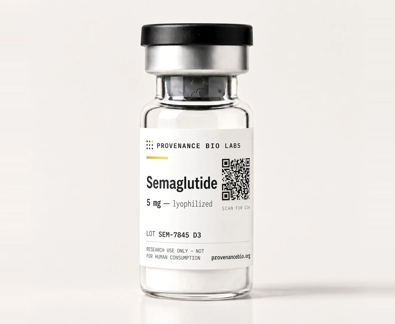 Semaglutide 5mg lyophilized vial — GLP-1 Receptor Agonist