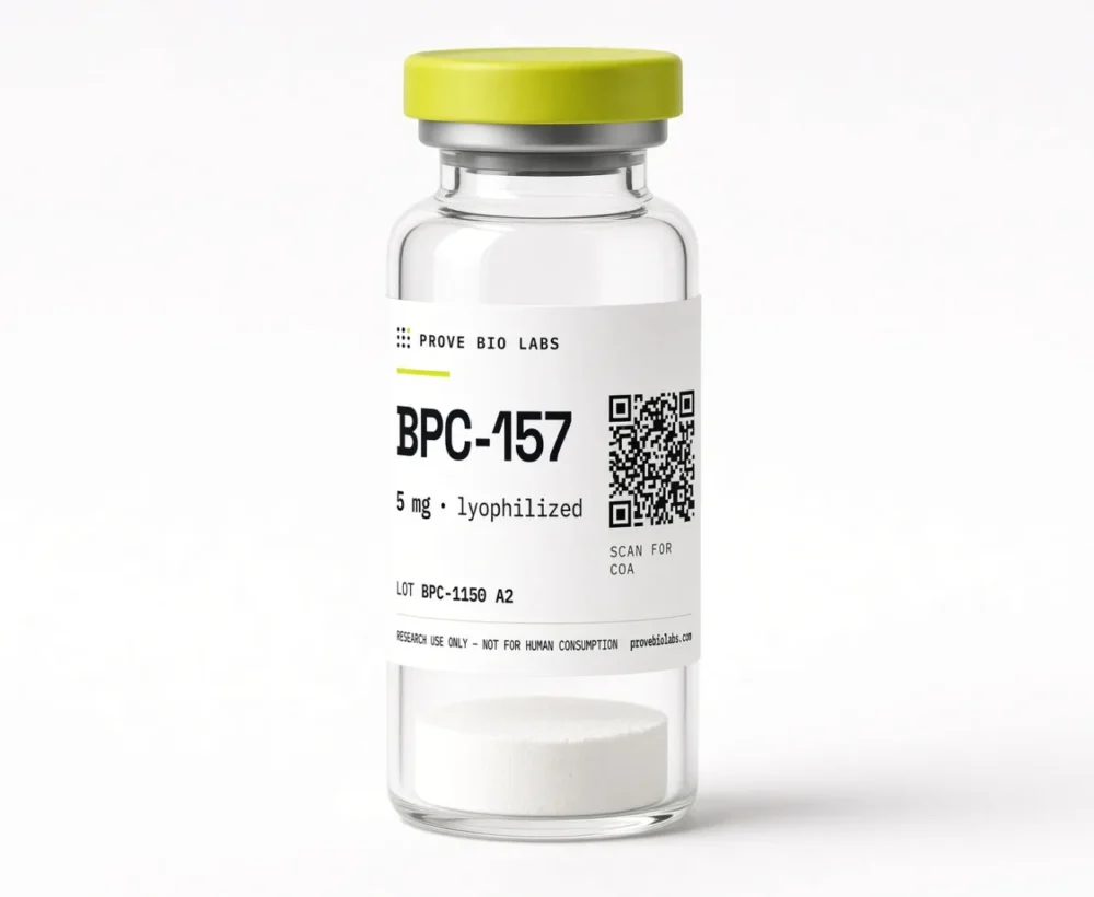 BPC-157 - 5mg lyophilized research peptide vial