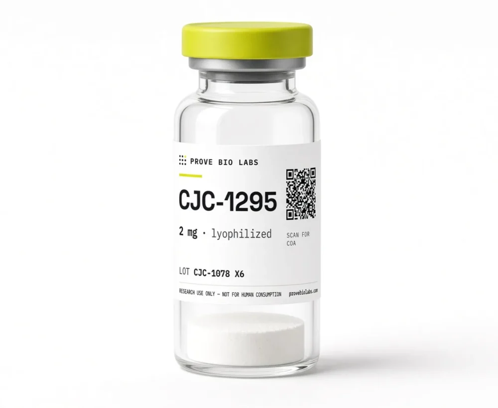 CJC-1295 - 2mg lyophilized research peptide vial