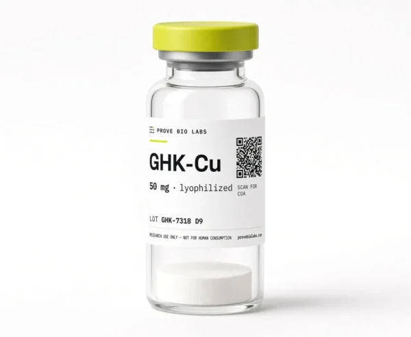 GHK-Cu - 50mg lyophilized research peptide vial