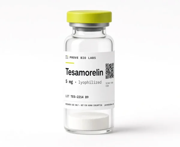 Tesamorelin - 6mg lyophilized research peptide vial